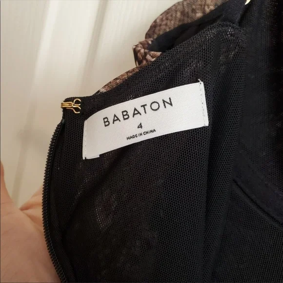 TEN by Babaton Luxor snakeskin print dress - Picture 5 of 8